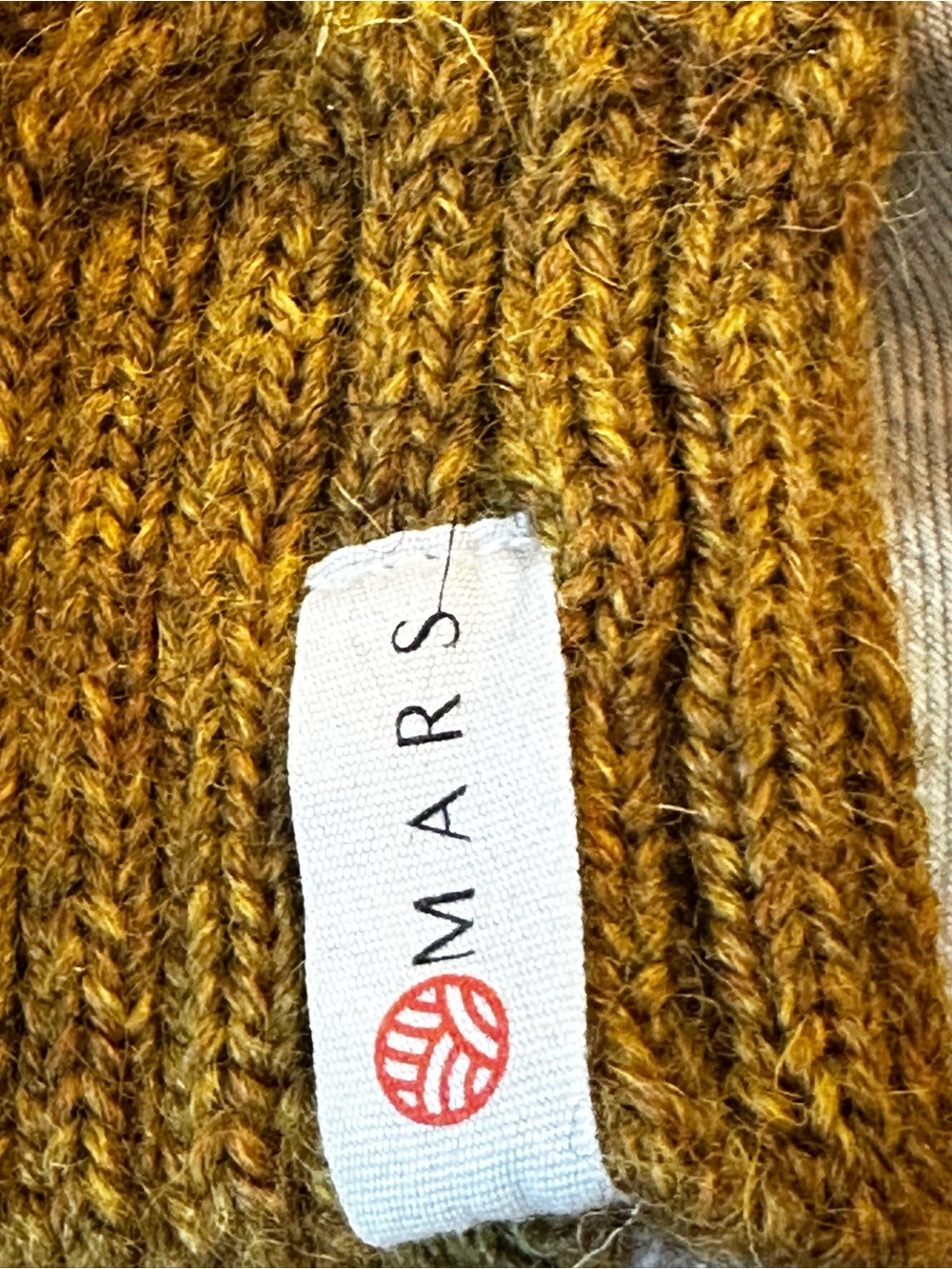 Mars UK MADE - 100% British Wool Fisherman Aran Cable Sweater - Picture 3 of 6